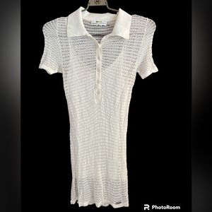Lacoste Mesh Polo Top/Mini Dress